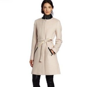 Scotch & Soda *Navy* Belted Wool Coat